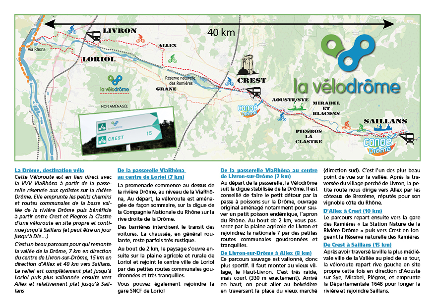 la vélodrome à Crest